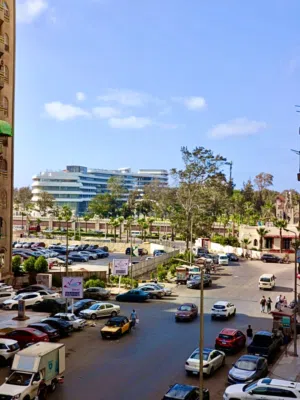 شقه بفيو بحري تري المنتزه وميدان المندره علي جمال عبد الناصر