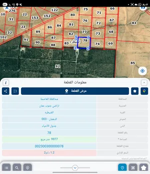 Farm Land for Sale in Amman Al-Quneitirah
