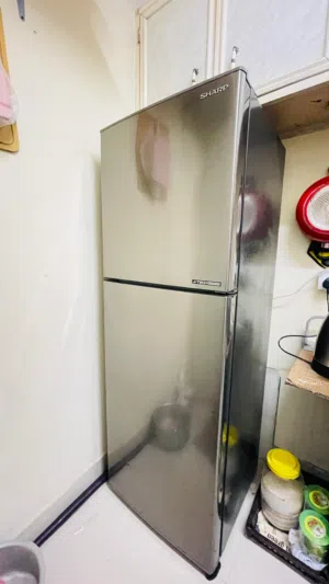 sharp double door refrigerator