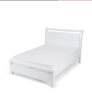 سرير ابيضّ  ساده من بان هوم متوفر قطعتين مع المرتبه  القطعتين ب 1200 قابل للتفاوض
