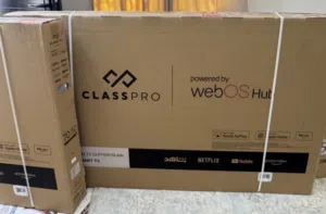 شاشة كلاس برو حجم 65 بوصة UHD 4K LED سمارت Web Os Hub TV مع ضمان سنه