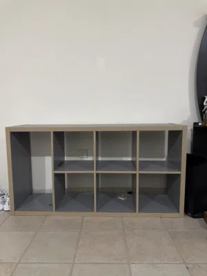 TV shelf storage unit book shelf combination