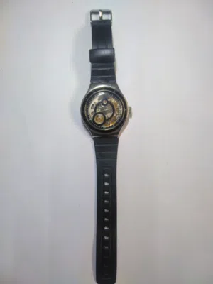 ساعة سواتش أصلية (Swatch Irony Automatic) - مكينة سويسرية شفافة