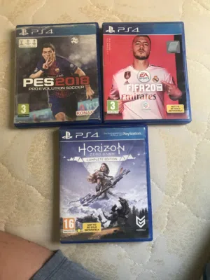 fifa2020 pes2018 horizon zero down complete edition اللعاب مستعملة ل ps4