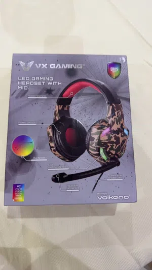 New gaming headphones with microphone