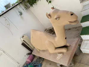 مجسم جمل حديد للبيع 600ريال