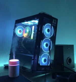 بي سي جيمنج ممتاز مع شاشة دسكود جانبية للبيع