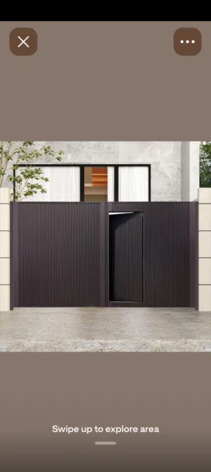 Casting aluminium door