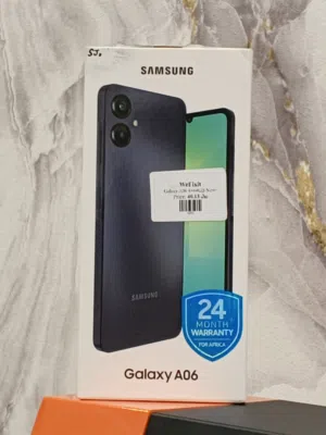 EXCLUSIVE OFFER SUMSUNG GALAXY A06 DUAL SIM 4+64GB MODEL:SM-A065F/DS COLOUR: BLACK