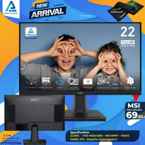 21.5" MSI monitors for sale in Amman