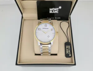 Montblanc Stainless Steel Men's Watch – Elegant & Classic