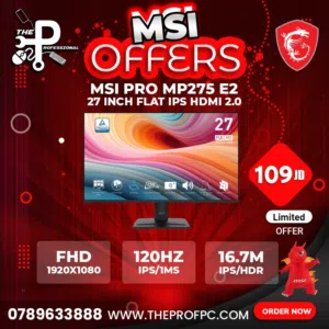 27" MSI monitors for sale  in Amman