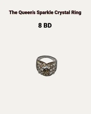 The Queen’s Sparkle Crystal Ring — 8 BD