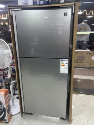 ثلاجه شارب الجامبو الجديده كليا سكوريت سلفر سعر حرق