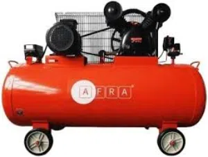 AFRA Japan 100L Air Compressor: 2.0HP Motor, 8 Bar Max Pressure, 250L/min D