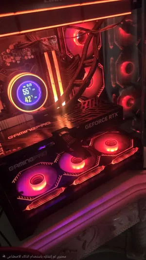 بيسي قوي بكرت 5070ti و Ryzen 7 8700x3d قووووي