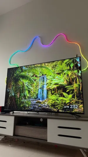 It’s Philips 4k LED smart 75inch tv Model 2025 with ambient lighting