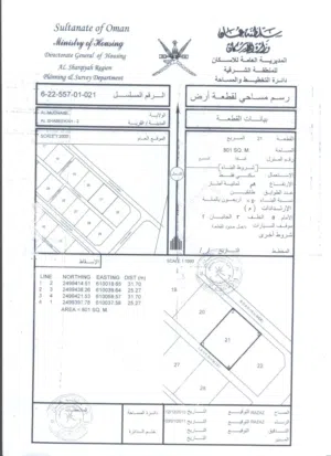 ولاية المضيبي الشبيكه مساحه كبيره توفر البيوت بالقرب من الشارع القار بسعر مميز - انا المالك