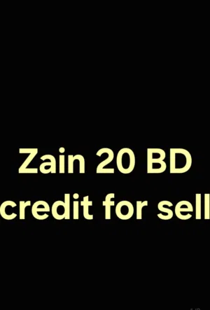 Zain 20 BD credit for sell