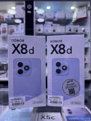Honor X8d ( 512 GB / 8+8 RAM ) هونر اكس 8 دي الجديد كليا بذاكرة تخزين ضخمة للغاية و بطارية عملاقة