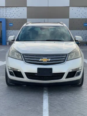 شيفروليه ترافيرس LT أبيض 2014 خليجي Chevrolet Traverse LT white  2014 GCC V6 3.6L  AWD