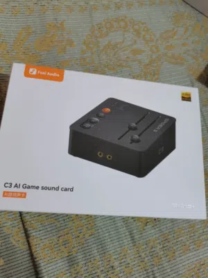 محول ومضخم صوت احترافي للألعاب الأصلي Fosi Audio C3 Gaming DAC/Amp
