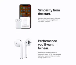 ايربودز 2 اصلية 100% — Firmware و Serial رسمي من Apple