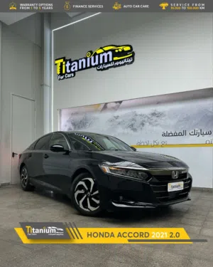 هوندا اكورد 2.0 موديل 2021 مع ضمان سنه