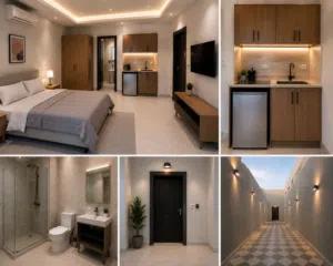 27 m2 Studio Apartments for Rent in Ajman Al Mwaihat