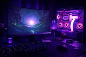 شاشة كيمنك 240hz ، دقة 2k
