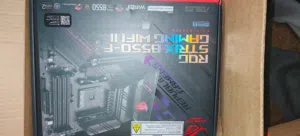 فرصة كاش او بطاقة لوحة ام motherboard b550 asus rog strix wifi ii