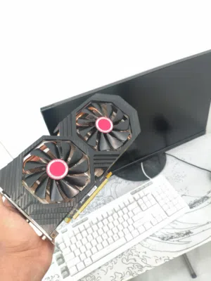 كرت rx 580 8gb البراند XFX كرت جديد