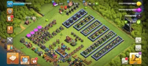 Clash of clans account town 14
