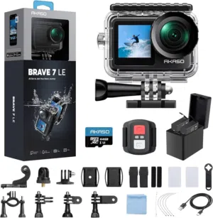 كامرة الاكشن العالمية  Akaso brave 7 4k