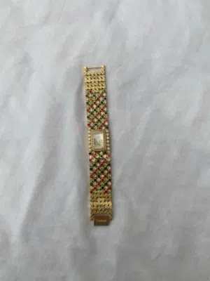 ساعة Lobor مطلي ذهب عيار 23 ومكينة سويسرية