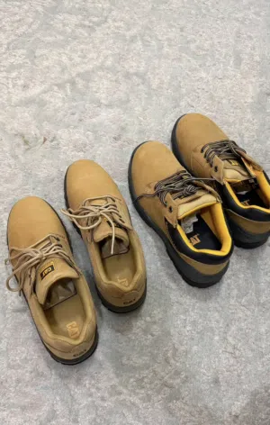 For sale 2 safety shoes (each for 100aed ) brand new