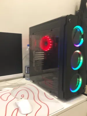 Pc case with cooler  كيس مع مبرد هوائي
