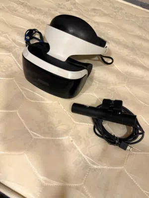 For sale: PS VR 1 with camera, almost new and clean.  ps vr1 للبيع نظيفة جدا مع الكاميرا