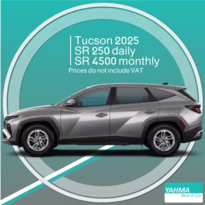 Hyundai Tucson 2025 for rent in Dammam - Free delivery for monthly rental
