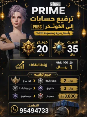 اي شي خاطر في ببجي تواصل معي