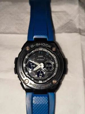 ساعة كاسيو موديل نادر شحن بالطاقة الشمسية G-Shock GAS-100B-1A2