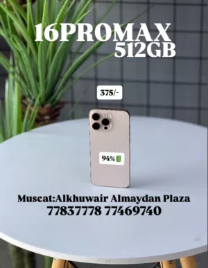 iPhone 16 Pro Max 512 GB with above 90% Battery Health - Fine condition