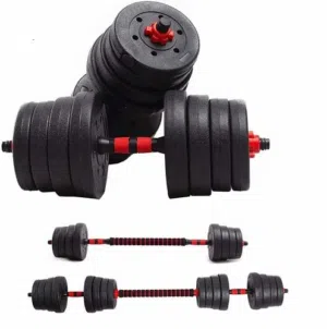 40 KILOGRAM BARBELL that can also  turn into 2 dumbells باربيل 40 كيلوغرام