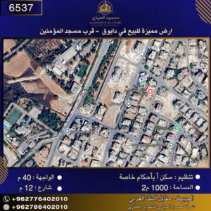 Residential Land for Sale in Amman Dabouq