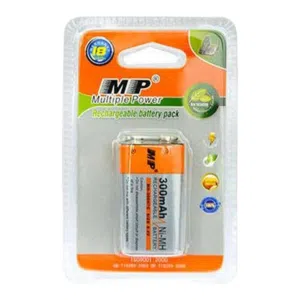 بطاريات شحن 9V Rechargeable batteries