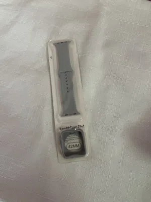 غيار لساعه ابل واتس لون رمادي جديدة