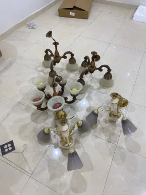 للبيع ثريات عدد5شرط الشغل