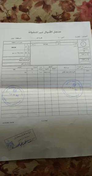 ارض للبيع 603 متر تل نابلس