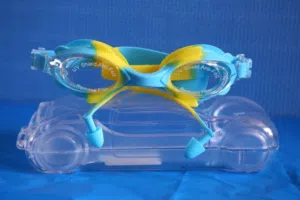 نظارة سباحة للأطفال سيارة سيلكون "S-66B".