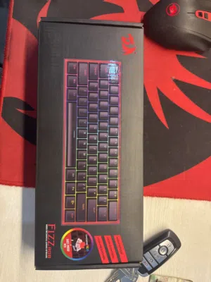 كيبورد قيمينق ريد رداقون ميكانيكال ريد سويتش FIZZ RGB WIRED MECHANICAL GAMING KEYBOARD